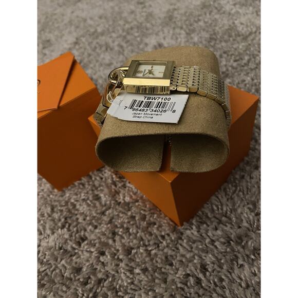 Tory Burch Bracelet Goldstone Watch NIB - Picture 5 of 10